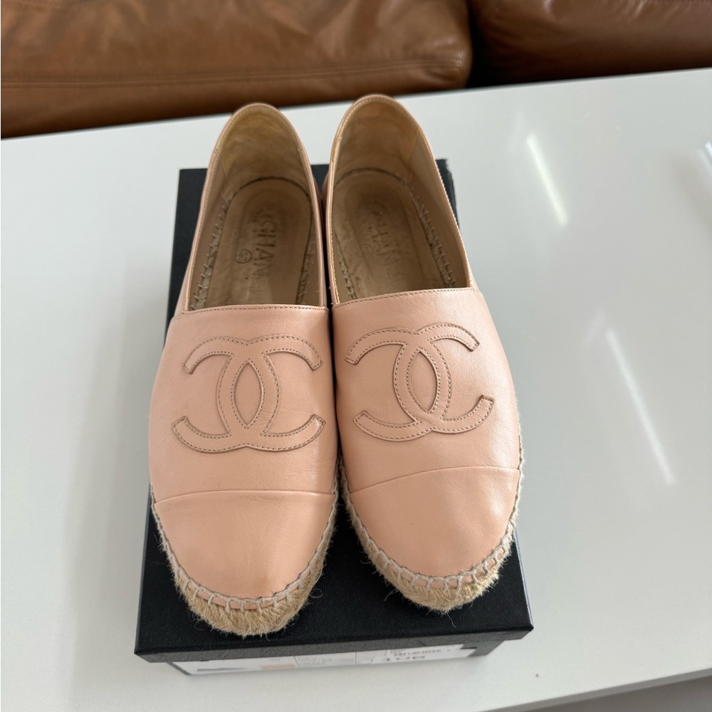 Chanel Espadrilles Nude 38